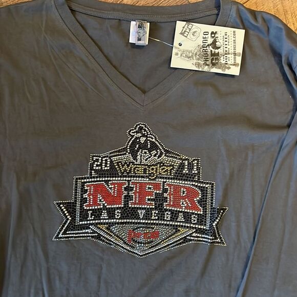 NFR LAS VEGAS RODEO LADIES XL WRANGLER SHIRT NWT🏷🤠 - Picture 8 of 10